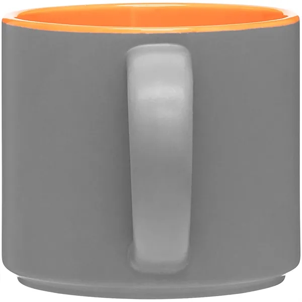 16 oz ceramic mug with handle, matte exterior and glossy interior.... from ASI 51197 ETS Express, LLC