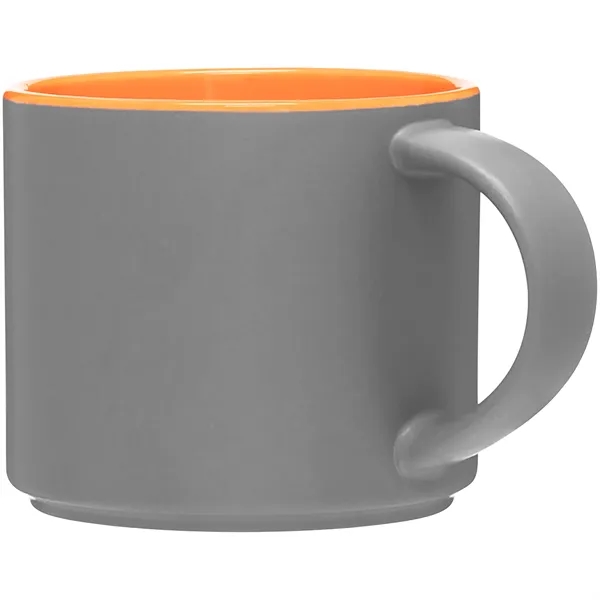 16 oz ceramic mug with handle, matte exterior and glossy interior.... from ASI 51197 ETS Express, LLC