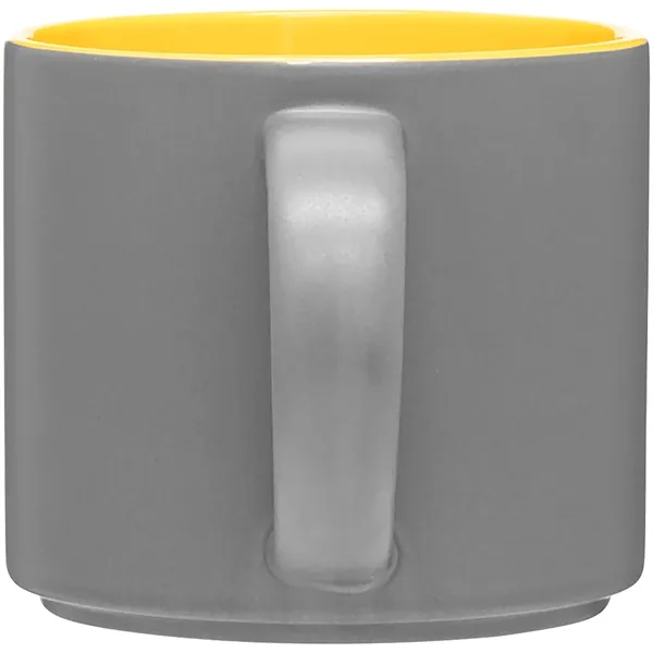 16 oz ceramic mug with handle, matte exterior and glossy interior.... from ASI 51197 ETS Express, LLC
