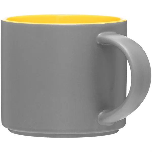 16 oz ceramic mug with handle, matte exterior and glossy interior.... from ASI 51197 ETS Express, LLC