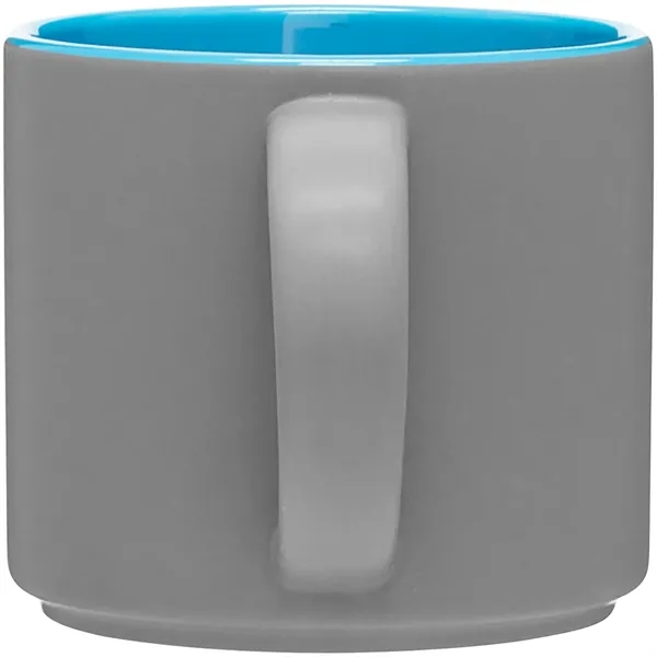 16 oz ceramic mug with handle, matte exterior and glossy interior.... from ASI 51197 ETS Express, LLC