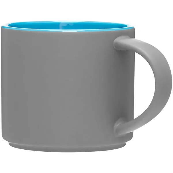 16 oz ceramic mug with handle, matte exterior and glossy interior.... from ASI 51197 ETS Express, LLC