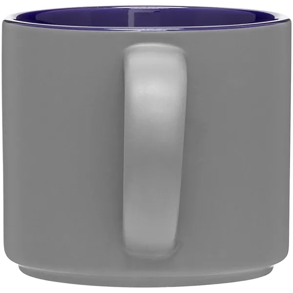 16 oz ceramic mug with handle, matte exterior and glossy interior.... from ASI 51197 ETS Express, LLC