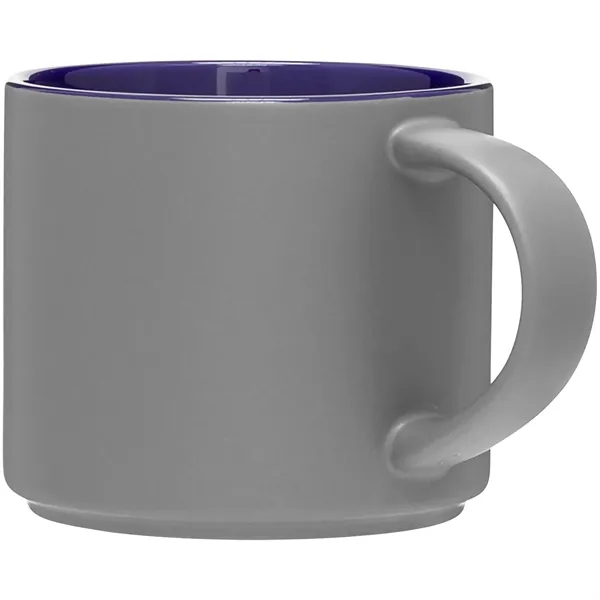 16 oz ceramic mug with handle, matte exterior and glossy interior.... from ASI 51197 ETS Express, LLC