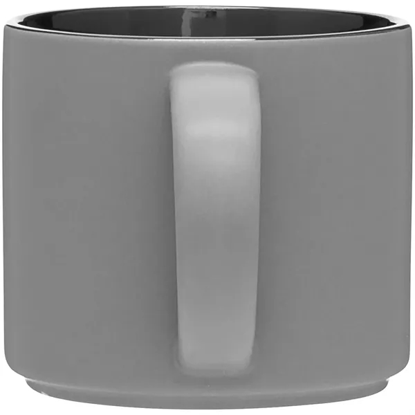 16 oz ceramic mug with handle, matte exterior and glossy interior.... from ASI 51197 ETS Express, LLC