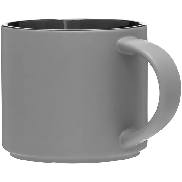 16 oz ceramic mug with handle, matte exterior and glossy interior.... from ASI 51197 ETS Express, LLC
