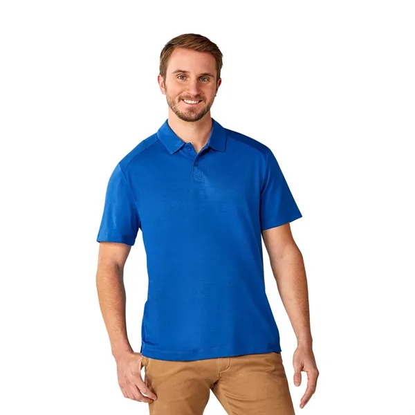 Men's short sleeve polo made of  moisture wicking recycled polyester... from ASI 66887 PCNA / Trimark