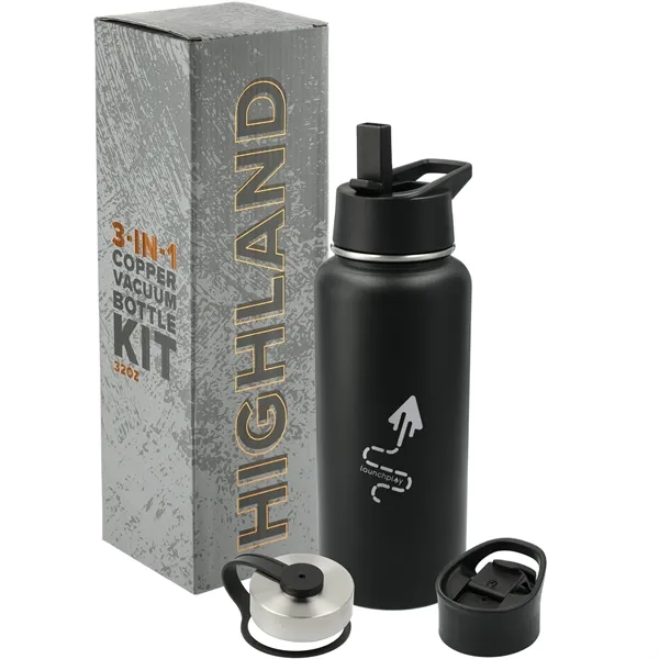32oz insulated bottle with 3 different lid types... from ASI 66887 PCNA / Leeds