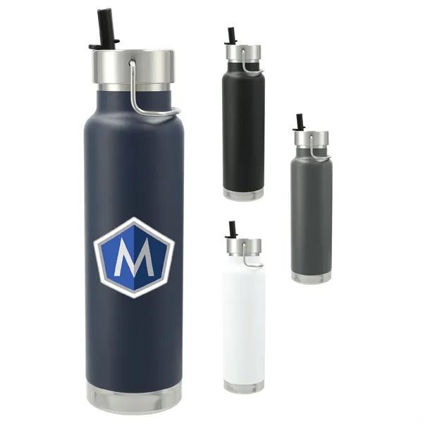 25 oz. vacuum insulated, stainless steel bottle with screw-on, spill resistant... from ASI 66887 PCNA / Leeds