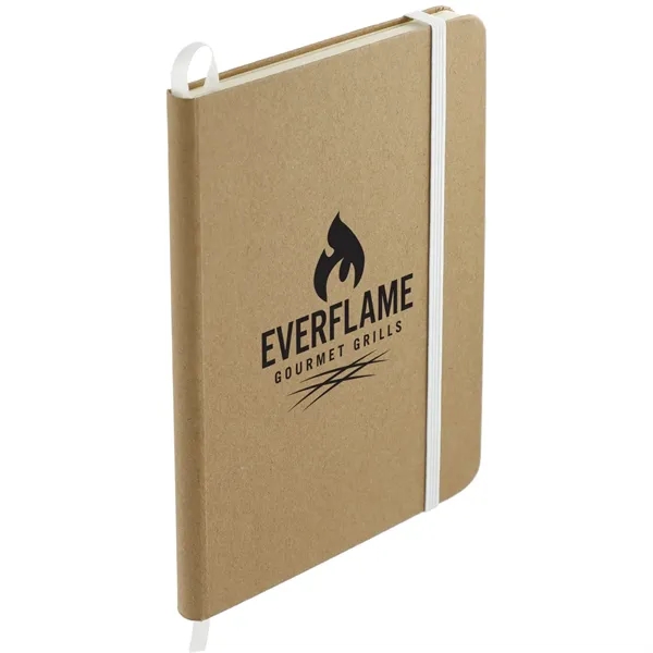 5" x 7" notebook with 8- sheets, FSC-certified paper cover, ribbon... from ASI 66887 PCNA / Bullet