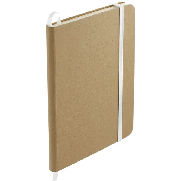 5" x 7" notebook with 8- sheets, FSC-certified paper cover, ribbon... from ASI 66887 PCNA / Bullet
