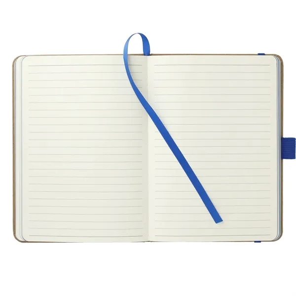 5" x 7" notebook with 8- sheets, FSC-certified paper cover, ribbon... from ASI 66887 PCNA / Bullet