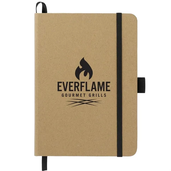 5" x 7" notebook with 8- sheets, FSC-certified paper cover, ribbon... from ASI 66887 PCNA / Bullet