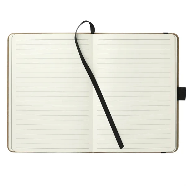 5" x 7" notebook with 8- sheets, FSC-certified paper cover, ribbon... from ASI 66887 PCNA / Bullet