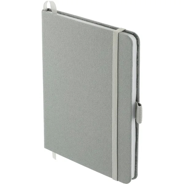 5" x 7" RPET bound notebook with elastic pen loop, ribbon... from ASI 66887 PCNA / Bullet