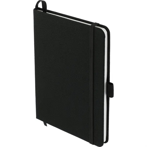 5" x 7" RPET bound notebook with elastic pen loop, ribbon... from ASI 66887 PCNA / Bullet
