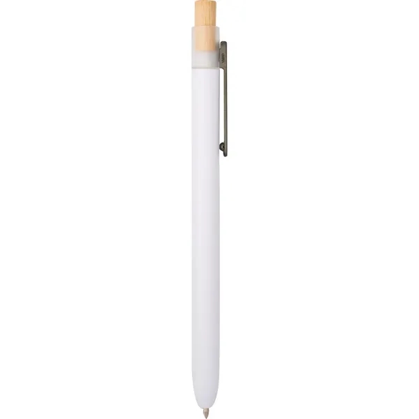 Click-action ballpoint pen with recycled ocean bound plastic barrel.... from ASI 66887 PCNA / Bullet