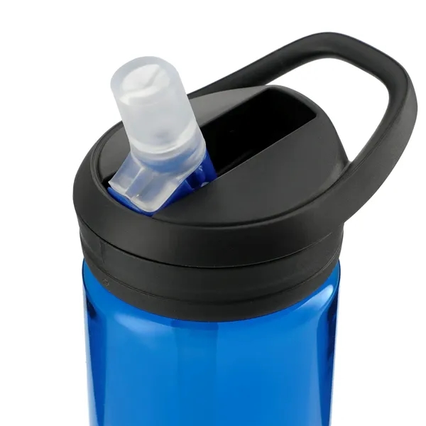 20 oz. water bottle with screw-on lid, carry handle and spill-proof... from ASI 66887 PCNA / Leeds