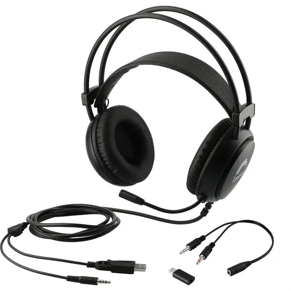 4.33" x 8.79" x 7.48" headphones with a microphone... from ASI 66887 PCNA / Leeds