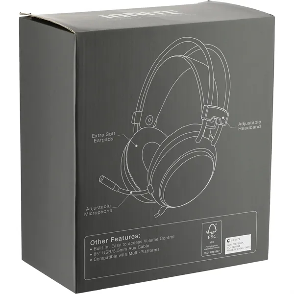 4.33" x 8.79" x 7.48" headphones with a microphone... from ASI 66887 PCNA / Leeds