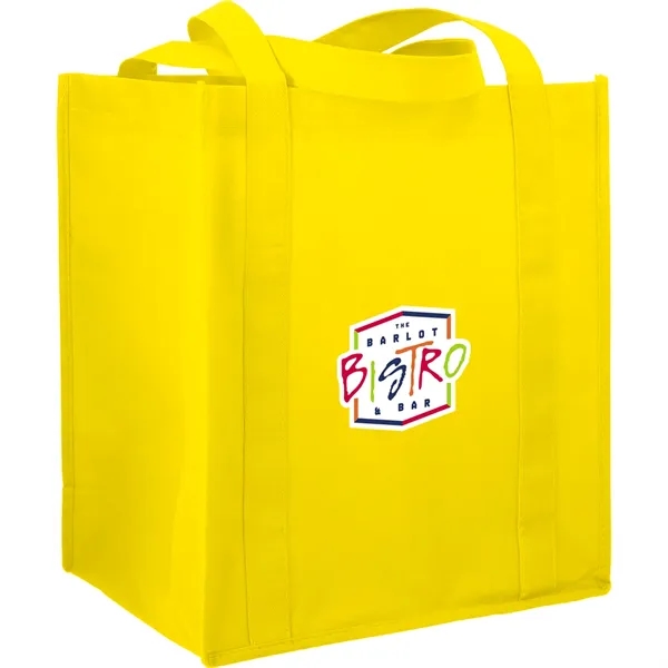 10" x 14.5" x 13" non-woven grocery tote bag with bottom... from ASI 66887 PCNA / Bullet