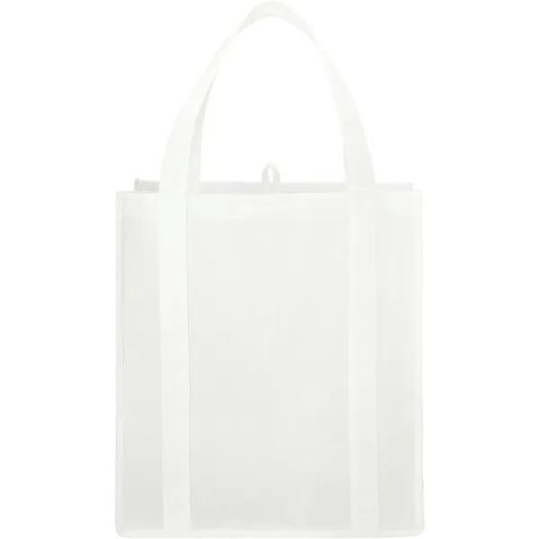 10" x 14.5" x 13" non-woven grocery tote bag with bottom... from ASI 66887 PCNA / Bullet