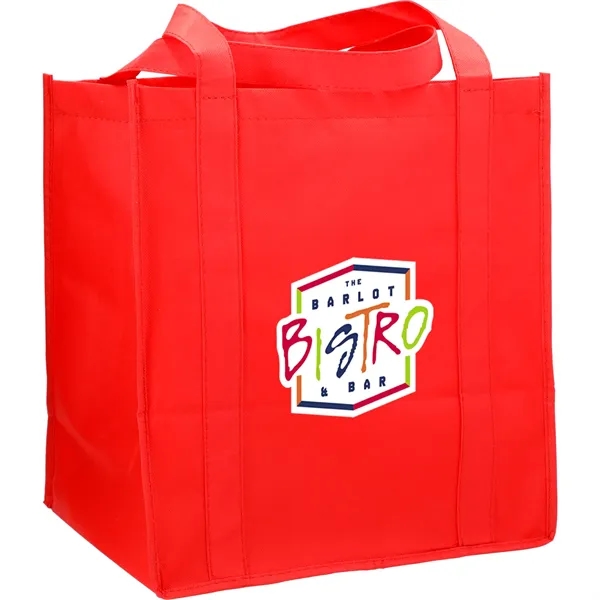 10" x 14.5" x 13" non-woven grocery tote bag with bottom... from ASI 66887 PCNA / Bullet