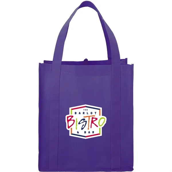 10" x 14.5" x 13" non-woven grocery tote bag with bottom... from ASI 66887 PCNA / Bullet