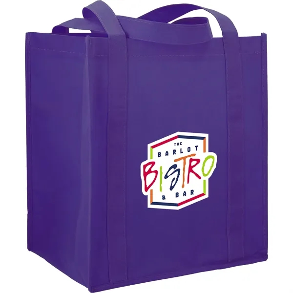 10" x 14.5" x 13" non-woven grocery tote bag with bottom... from ASI 66887 PCNA / Bullet