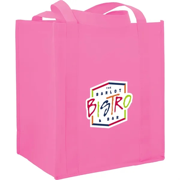 10" x 14.5" x 13" non-woven grocery tote bag with bottom... from ASI 66887 PCNA / Bullet
