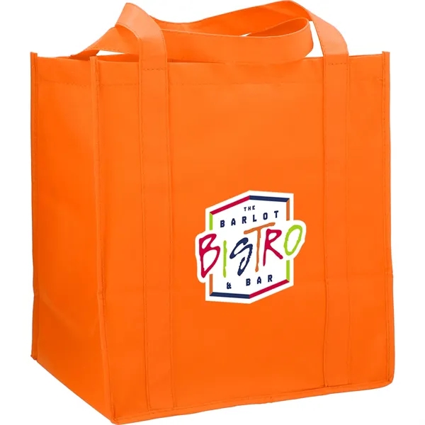 10" x 14.5" x 13" non-woven grocery tote bag with bottom... from ASI 66887 PCNA / Bullet