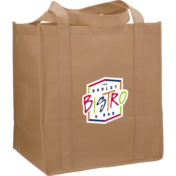 10" x 14.5" x 13" non-woven grocery tote bag with bottom... from ASI 66887 PCNA / Bullet