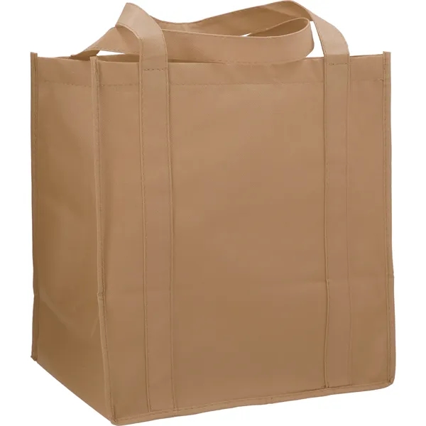 10" x 14.5" x 13" non-woven grocery tote bag with bottom... from ASI 66887 PCNA / Bullet
