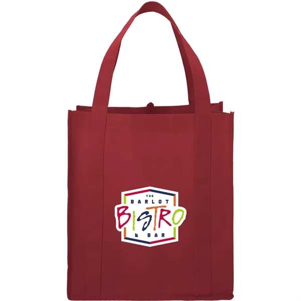 10" x 14.5" x 13" non-woven grocery tote bag with bottom... from ASI 66887 PCNA / Bullet