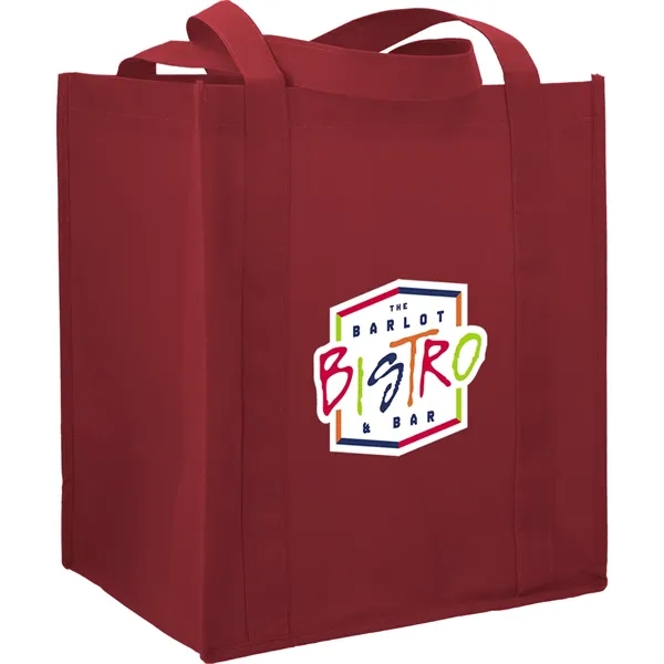 10" x 14.5" x 13" non-woven grocery tote bag with bottom... from ASI 66887 PCNA / Bullet