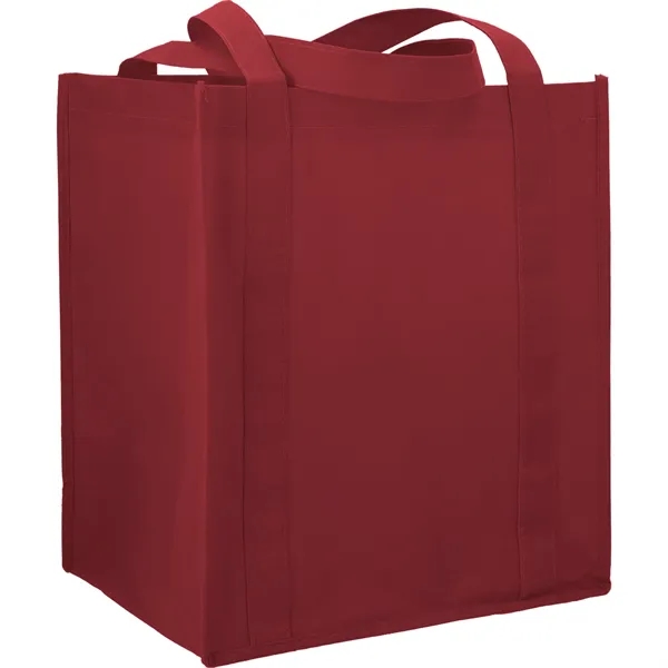 10" x 14.5" x 13" non-woven grocery tote bag with bottom... from ASI 66887 PCNA / Bullet