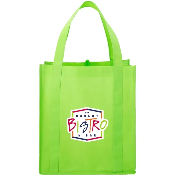 10" x 14.5" x 13" non-woven grocery tote bag with bottom... from ASI 66887 PCNA / Bullet