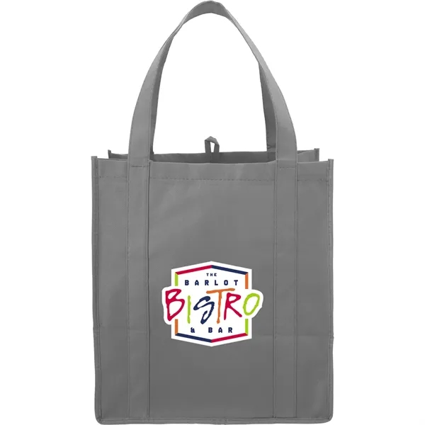 10" x 14.5" x 13" non-woven grocery tote bag with bottom... from ASI 66887 PCNA / Bullet