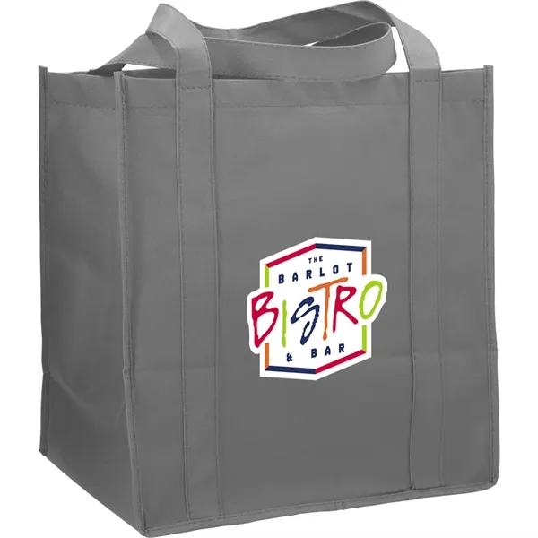 10" x 14.5" x 13" non-woven grocery tote bag with bottom... from ASI 66887 PCNA / Bullet