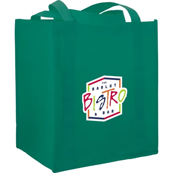 10" x 14.5" x 13" non-woven grocery tote bag with bottom... from ASI 66887 PCNA / Bullet