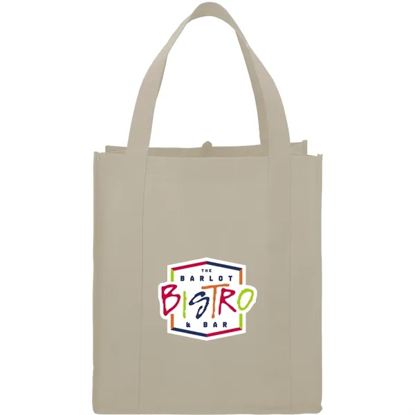 10" x 14.5" x 13" non-woven grocery tote bag with bottom... from ASI 66887 PCNA / Bullet