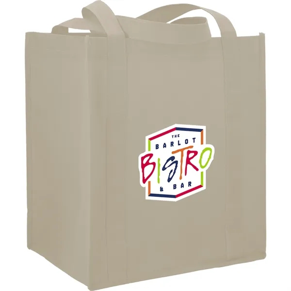 10" x 14.5" x 13" non-woven grocery tote bag with bottom... from ASI 66887 PCNA / Bullet