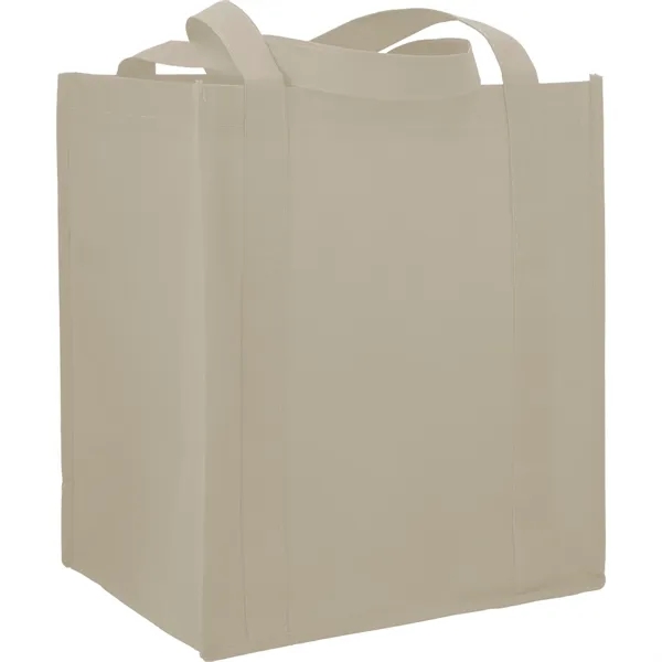 10" x 14.5" x 13" non-woven grocery tote bag with bottom... from ASI 66887 PCNA / Bullet