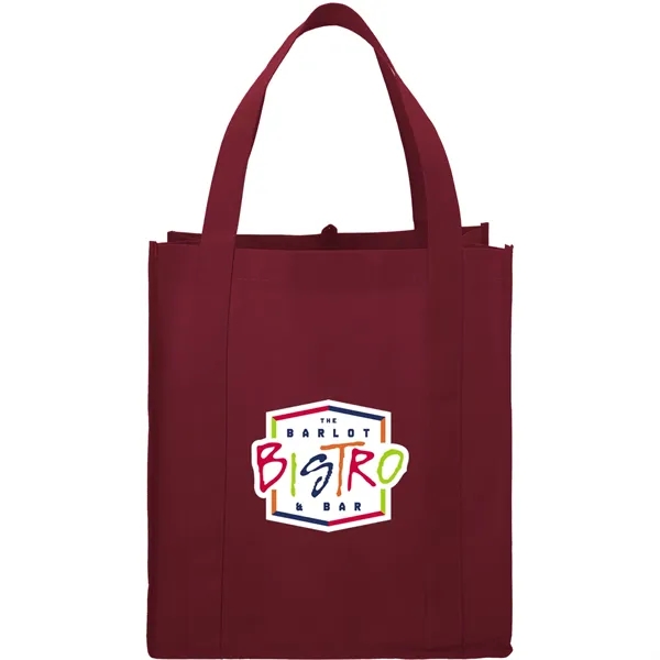 10" x 14.5" x 13" non-woven grocery tote bag with bottom... from ASI 66887 PCNA / Bullet