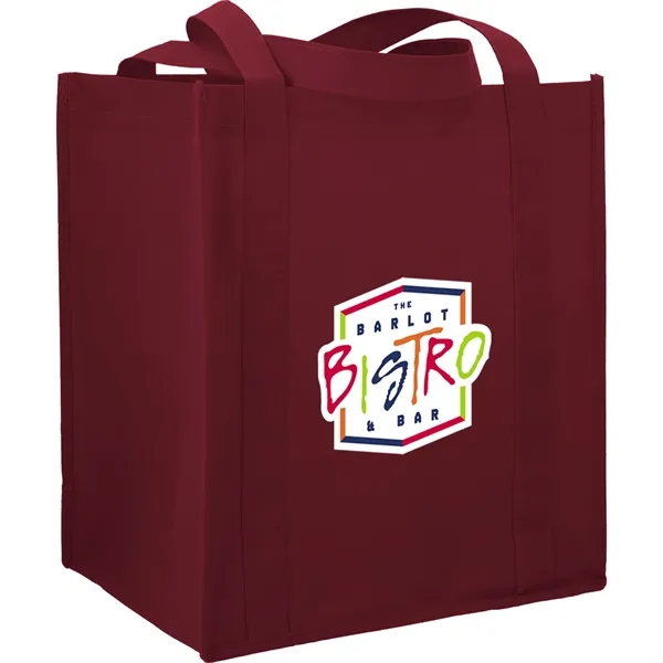 10" x 14.5" x 13" non-woven grocery tote bag with bottom... from ASI 66887 PCNA / Bullet