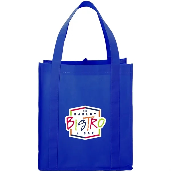 10" x 14.5" x 13" non-woven grocery tote bag with bottom... from ASI 66887 PCNA / Bullet