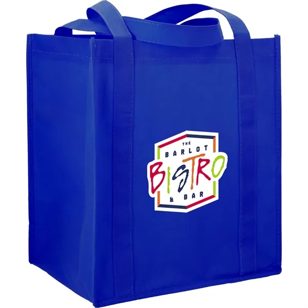 10" x 14.5" x 13" non-woven grocery tote bag with bottom... from ASI 66887 PCNA / Bullet