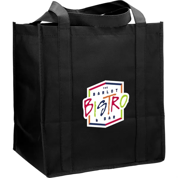 10" x 14.5" x 13" non-woven grocery tote bag with bottom... from ASI 66887 PCNA / Bullet