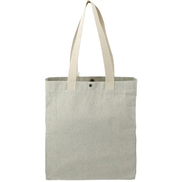 4.5" x 15" x 14" recycled cotton canvas tote bag with... from ASI 66887 PCNA / Leeds