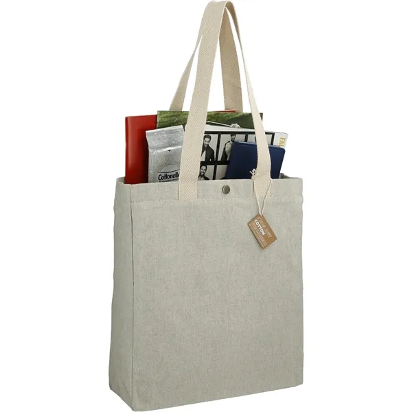 4.5" x 15" x 14" recycled cotton canvas tote bag with... from ASI 66887 PCNA / Leeds